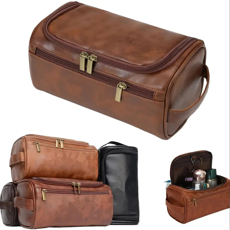 Leather Toiletry Bag