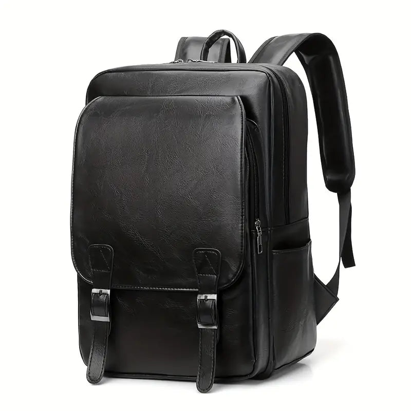 Leather backpack