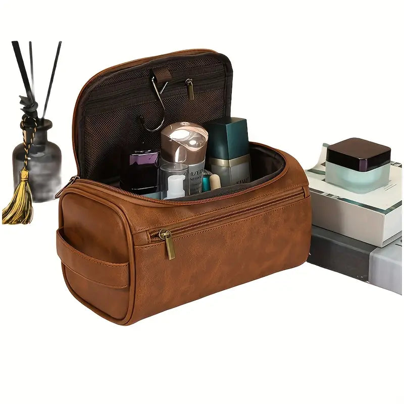 leather toiletry bag