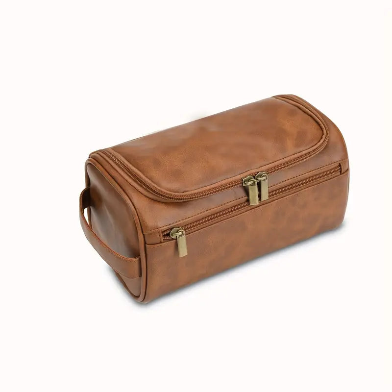 leather toiletry bag