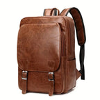 Leather backpack
