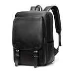 Leather backpack